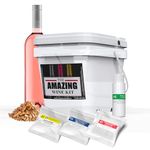 BestwineAmerica Amazing Wine Kit – Blush Wine Style – 5.5L Kit Makes 23L of Wine - White Zinfandel