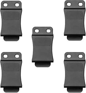 5-Pack 1.5 Inch 1.75 Inch Holster Clip for IWB & OWB Sheath | Kydex Holster | Fiber-Reinforced Polymer Belt Clips for Holsters