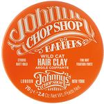 Johnny's Chop Shop - Wild Cat Hair Clay, Strong Hold, Matt Finish (70g) Pack of 1