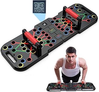 POSKOU Push Up Board Pushup Bar Multifunction Push Up Handles Exercise Workout Fitness Equipment for Home Gym (41 in 1 with counter mode)