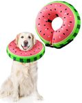 Dog Cone Collar, FWLWTWSS Inflatable Dog Collar Buster Collars for Dogs and Cats, Soft Comfy Protective Recovery Collar Adjustable Dog Donut Collar for After Surgery, Does not Block Vision(X-Large)