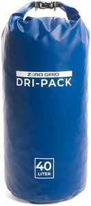 Zero Grid Dry Bag Perfect for Hiking, Camping, Canoeing Multi Sizes Waterproof Keep Goods Dry (40 Liter)
