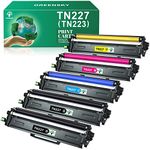 GREENSKY Compatible Toner-Cartridge Replacement for Brother TN227 TN227BK TN-227 TN223BK TN223 HL-L3210CW HL-L3290CD HL-L3230CDW HL-L3270CDW MFC-L3710CW MFC-L3770CDW MFC-L3750CDW Printer (5-Pack)