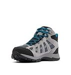 Columbia Men's Redmond III Mid Waterproof Hiking Shoe, Graphite/Black, 10.5 Wide