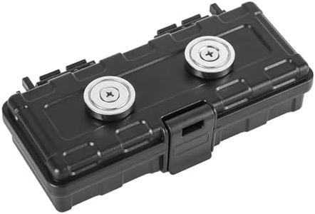 Magnetic Key Holder Under Car, 5.91x2.76in Key Hider Magnet Hide a Key Strong Magnetic Key Case Waterproof Hidden Magnetic Key Box for Outdoor Travel Hiding Keys USB Under Car Vehicles