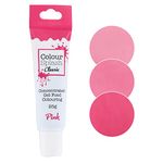 Colour Splash Food Colouring Gel | Pink | Highly Concentrated Gels, Easy To Use Squeezy Tubes, Edible Ingredients, Transform Plain Cakes Into Bright, Eye-Catching Creations - Pink 25g