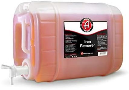 Adam's Iron Remover 5 Gallon - Iron Out Fallout Rust Remover Spray for Car Detailing | Remove Iron Particles in Car Paint, Motorcycle, RV & Boat | Use Before Clay Bar, Car Wax or Car Wash