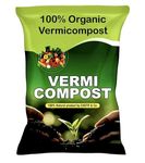 Vermicompost for Plant 50kg | Organic Manure for Plants | Fertilizer for Home Gardening | Soil Mix for Pot Plants | Compost Garden Soil | Enriched Potting Soil | Natural Booster for plants (50)