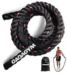 Weighted Jump Rope for Fitness - 9.8ft Heavy Battle Ropes for Exercise, 3LB Workout Rope for Women & Men, Skipping Rope For Gym Training, Home Workout