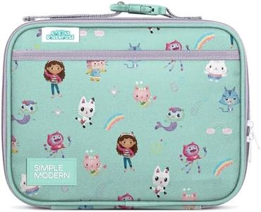 Simple Modern Gabby's Dollhouse Kids Lunch Box for School | Reusable Insulated Lunch Bag for Toddler, Girl, and Boy | Exterior & Interior Pockets | Hadley Collection | Gabby's Friends