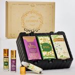 Jasmine Attar Oil Set by Dukhni | Authentic Arabic Fragrance Oils | 100% Pure, Alcohol-Free Arabic Perfume Oil Blends for men & women | 6ml x 3 Attars