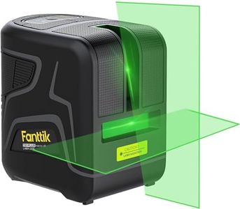 Fanttik D2 PLUS Laser Level, 100Ft Green Cross Line, Vertical Beam Spread Covers of 130°, Self Leveling Mode, 2600mAh Built-in Rechargeable Battery, TYPE-C, Pulse Mode, 360° Magnetic Base