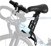 ADDLIVE Kids Bike Seat with Handlebar Attachment, Detachable Childrens Bike Seat, Front Mounted Bicycle Seats with Pedals for Kids 2-6 Years (UP to 35 kg), Child Bike Seat for All Mountain Bikes