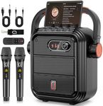 JYX Karaoke Machine with 2 UHF Wire