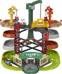 Fisher-Price Thomas & Friends Trains & Cranes Super Tower, motorized train and track set for preschool kids ages 3 years and up