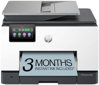 HP OfficeJet Pro 9135e Wireless All-in-One Color Inkjet Printer, Print, scan, copy, fax, ADF, Duplex printing best-for-office, 3 month Instant Ink trial included, AI-enabled (404M0A)
