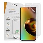 kwmobile Set of 3 Screen Protectors Compatible with Samsung Galaxy S21 FE - Anti-Glare Anti-Fingerprint Display Films - Matte