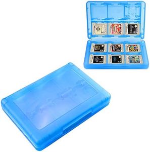 3DS Game Holder Card Case, 28-in-1 Game Holder Card Case Compatible with Nintendo New 3DS / New 3DS XL / 3DS / 3DS XL / DSi / DSi XL / DS / New 2DS /New 2DS XL / 2DS/ 2DS XL Catridge Storage Box Blue