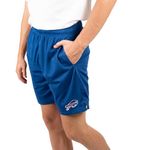 Ultra Game NFL Men's 7 Inch Soft Mesh Active Training Shorts Navy Blue