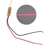 Focusable Module, 2.8-5V | 650nm | 5mW | 9 * 23mm Diode Module Red Dot Head Measuring Tool (Line)