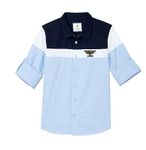 Amazon Brand - Symbol Boy's Regular Fit Shirt (SYM-K-SS22-SHI-455_Multi 11 13-14 Years)