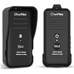 ChunHee HI03-1 Wireless Intercom Doorbell Chime for Home, Two-Way Talk Security System 3000ft/1000m, 2500mAh, 14 Chime, 4 Volume,1 Doorbell and 1 Intercom