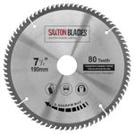 TCT19080T Saxton TCT Circular Wood Saw Blade 190mm x 30mm x bore x 80T for Bosch Makita Dewalt