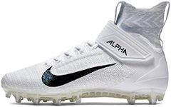 Nike Alpha Menace Elite 2 Men's Football Cleat Mens Ao3374-101 Size 14 White/Black/Grey