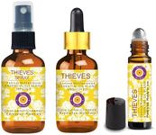 Deve Herbes Thieves Multipurpose Essential Oil Blend 15ml (0.50 oz) Undiluted + 30ml (1 oz) Infused Spray + 10ml (0.33 oz) Pre Diluted Roll On