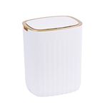 ELPHECO 13.24 Litre Waterproof Motion Sensor Bedroom Trash Can with Lid, 3.5 US liquid Gallon, Automatic Touchless Garbage Bin for Bathroom Living Room Office, Golden