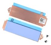 DAMOMCO Slot 1/Slot 2 M.2 2280 SSD Hard Drive Heatsink Cover 26X1Y Thermal Pad Heat Shield Bracket for DELL Alienware M15 Ryzen Edition R5 R6 Gaming Laptop, Dell G15 5510 5511 5515 Gaming Laptop