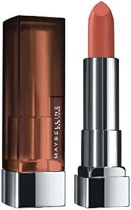 Maybelline Color Sensational Lipstick, Lip Makeup, Matte Finish, Hydrating Lipstick, Nude, Pink, Red, Plum Lip Color, Nude Nuance, 0.15 oz; (Packaging May Vary)