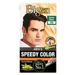 Bigen Men's Speedy Color, Hair Color, 80g - Brown Black 102 (Pack of 1)