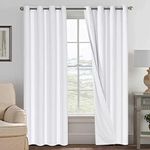 H.VERSAILTEX Pure White Curtains 96