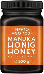 MELPURA Manuka Honig MGO 400+ 500g aus Neuseeland mit zertifiziertem, natürlichem Methylglyoxal-Gehalt – Laborgeprüft, verifizierte Herkunft, fairer Handel direkt vom Erzeuger