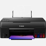 Canon PIXMA G650 MegaTank Printer Inkjet Printer Scanner Copier (4,800 x 1,200 dpi, Photo Printer 10 x 15 cm, LC Display, WLAN, Wireless Printing, Auto Power On/Off) Black