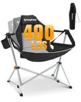 KingCamp Hammock Camping Chair Lightweight, Swinging Camping Chair Portable Folding Camp Chairs for Adults 400lbs Heavy Duty Oversized Rocker with Aluminum Alloy Frame for Outdoor Beach Patio Sport
