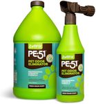 ZEOFILL PE-51 Turf Cleaner for Pet Urine & Odor – 1 Gallon Concentrate + 32oz Hose-End Sprayer – Natural Enzyme Artificial Turf Cleaner & Yard Deodorizer for Dog Pee – Synthetic Grass, Kennel, Patio