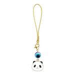 Smiley Panda Evil Eye Mobile Phone Pendant, Decorative Charms for Telephones, Suitable for Keychain Car Key Bag Backpack Wallet Decoration USB Charm