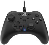 HORI Nintendo Switch HORIPAD Turbo (Black) Wired Controller Pad - Officially Licensed by Nintendo - Nintendo Switch & Nintendo Switch - OLED Model