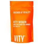 VITY-Woman - Multivitamin Supplement for Women - 23 Essential Daily nutrients. 90 Coated Tablets - 3 Month Supply. UK Manufactured.