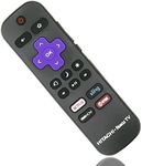 OEM Original for Hitachi 101018E0002 Roku TV Remote Control - X490077, 101018E0001, 101018E0002, 101018E0003