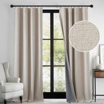 RYB HOME Linen Textured 100% Blacko