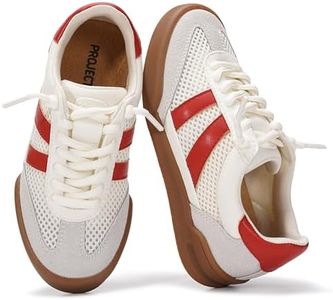 Project Cloud Kids Shoes for Girls & Boys - Non-Slip Kids Sneakers for Boys & Girls Shoes - Lightweight with Memory Foam Insole Kids Sneakers(LITTLEVERDICT,Red,5)