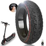 TREFAN 9.5 Inch Off-Road Tires 9.5 * 2.50 Tubeless Tires for NIU KQi3 Sports/Pro/Max Electric Scooter Front/Rear Wear-Resistant Vacuum Tires Replacement Wheels Self-Repairable Puncture-Proof (1 PCS)