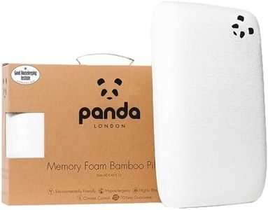 Panda London Bamboo Memory Foam Pillow - Orthopaedic Support, Bamboo Cover, 30-Night Trial
