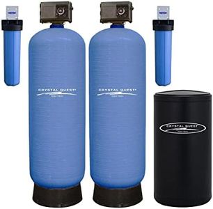 Smart High Flow Whole House Water Filter | 35 GPM (6+ Bathrooms) | Includes Water Softener | Crystal Quest