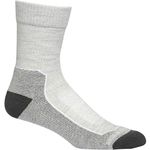 Icebreaker Merino Women's Hike+ Light Crew Sock, Blizzard Heather, Medium