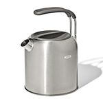 OXO 9412600 Outdoor Camp Stove Kettle, Stainless Steel, Silver