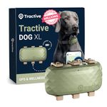 Tractive XL GPS Dog Tracker, Up To 1 Month Battery, Market leader, Worldwide real-time location tracking, Escape Alerts, Monitor Activity & Get Health Alerts